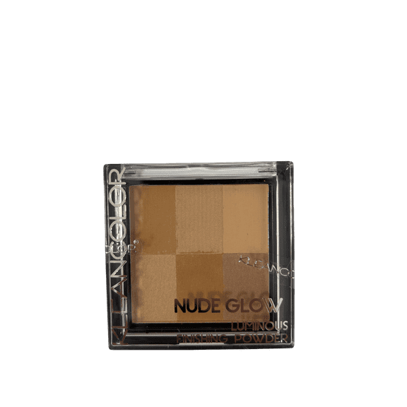 Nude Glow Luminous Finishing Powder, Radiant All Over Glow, Highlight for All Skin Tones, Assorted Shades, Light Reflecting Formula, Soft Focus Finish, Velvety Texture, Easy to Apply, Bare