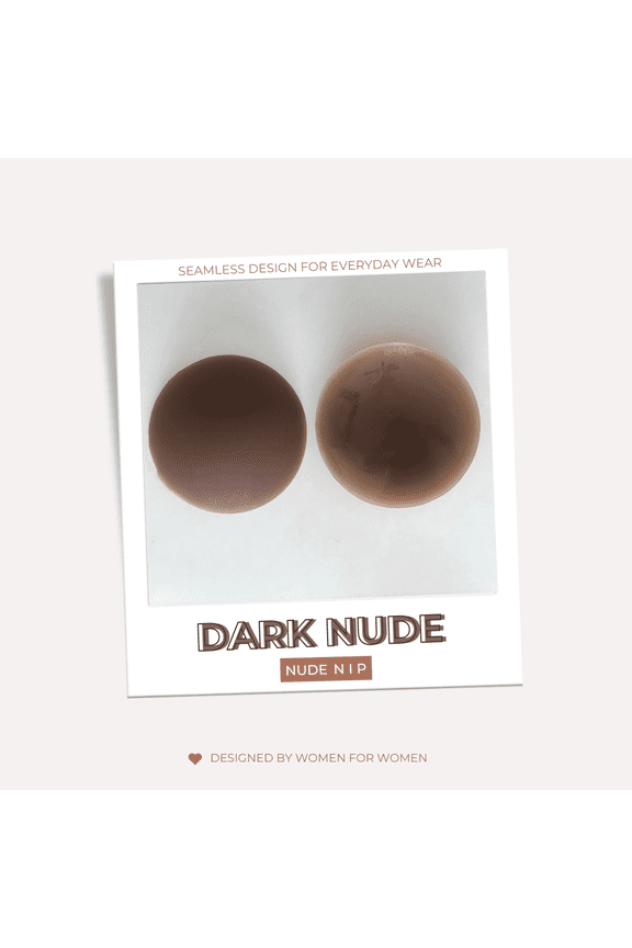 Everyday Wear Silicone Nipple Covers -Dark Nude