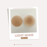 Nude Nip Everyday Wear Silicone Nipple Covers -Light Nude