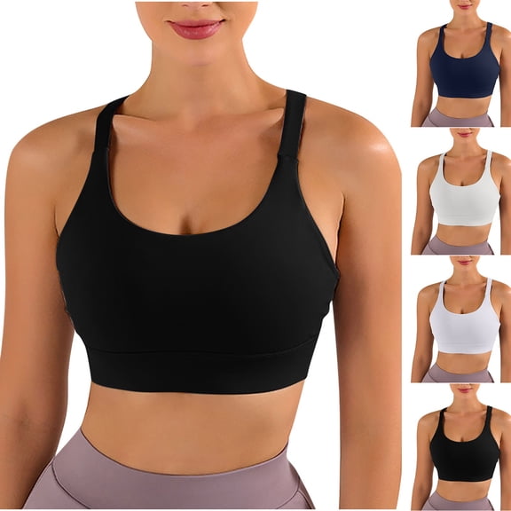 Nude Shock-Proof Push-Up Bra Yoga Sports Underwear Fitness Outside to Wear Workout Top Breathable Supportive Activewear for Women Summer Athletic | CSEONE,White XL