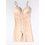 Nude Womens Medium Mid-Thigh Body Suits Shapewear M