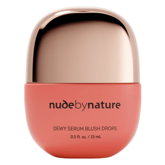 Nude by Nature Dewy Serum Liquid Blush Drops, 03 Peach Crush