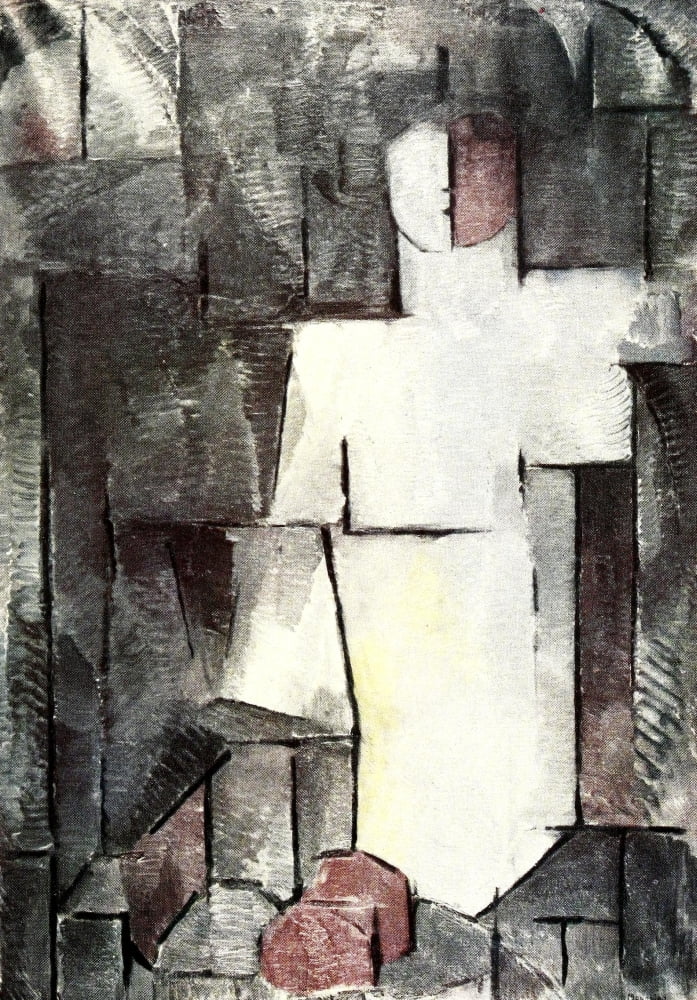 Nude c1912 Canvas Art - Piet Mondrian (24 x 36)