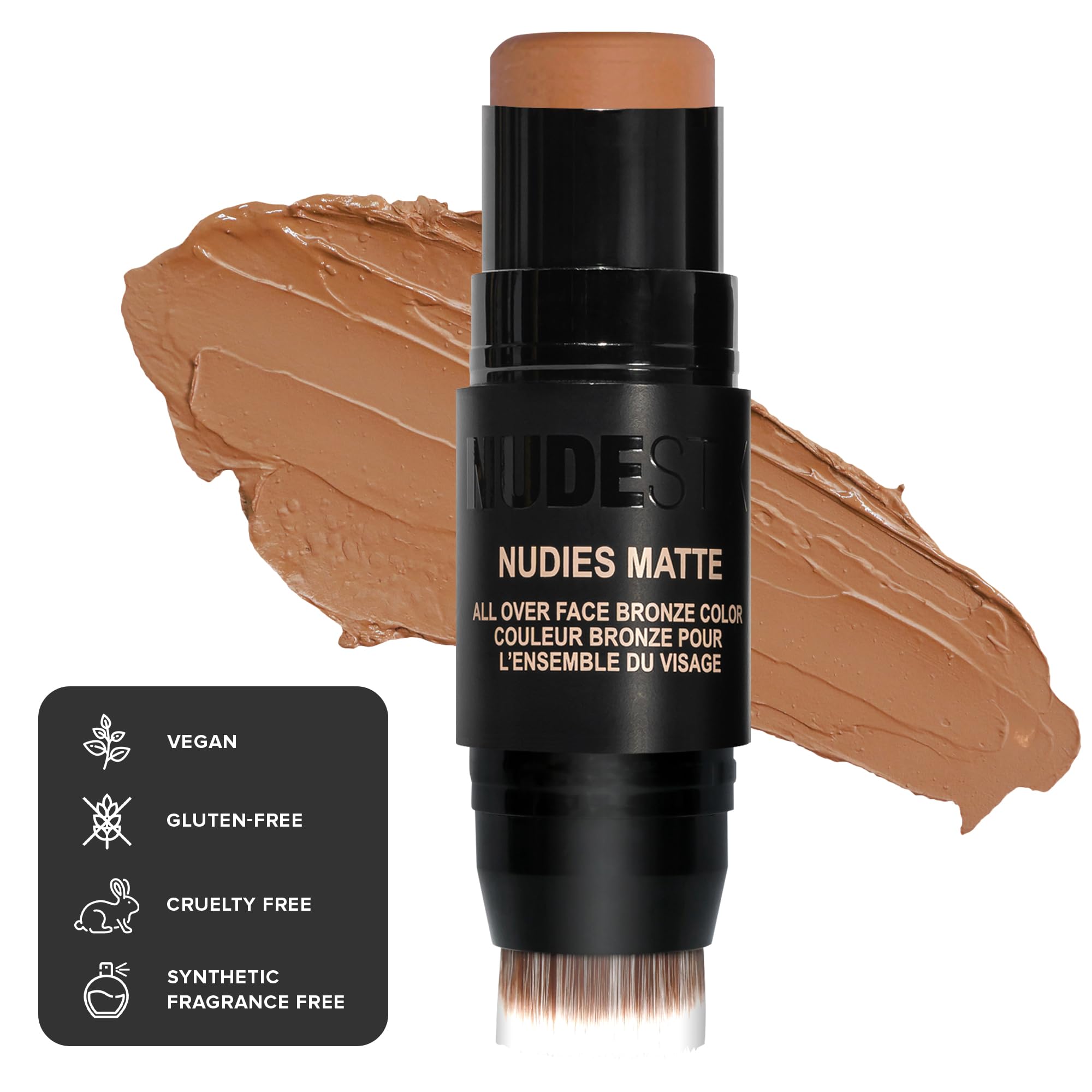 Nudestix Nudies Matte Cream Bronzer 3-in-1 All Over Face Colour for(01)