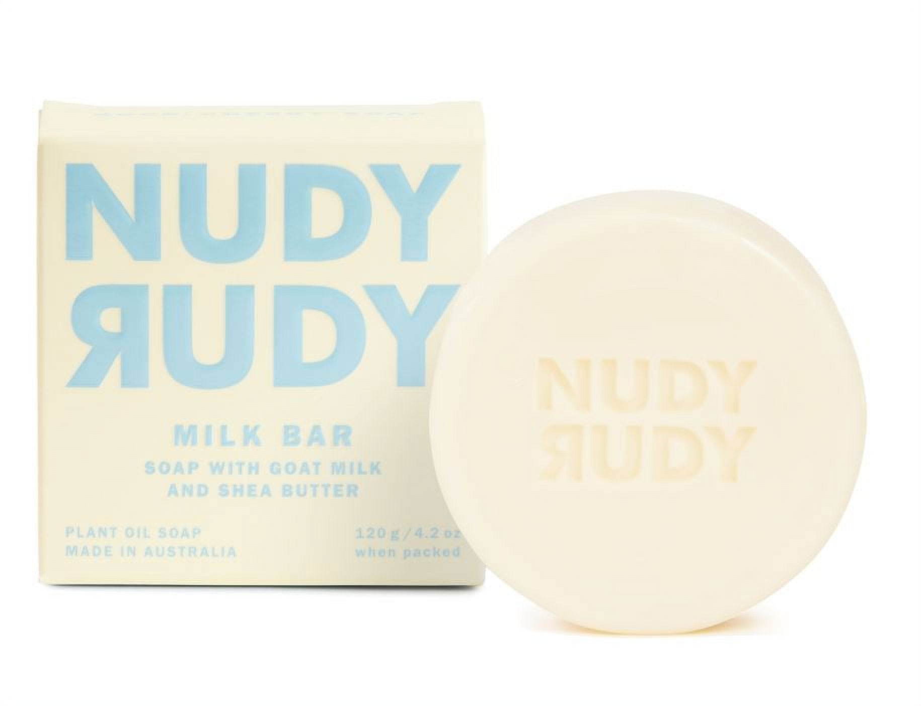 Nudy Rudy Milk Bar – Soap with Goat Milk and Shea Butter – 4.2oz