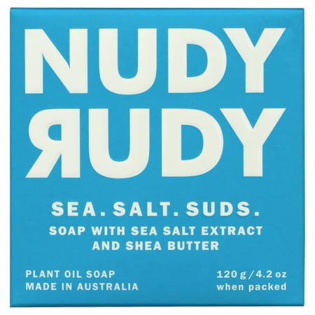 Nudy Rudy - Bar Soap- Sea Salt Suds - White