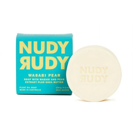 Nudy Rudy - Bar Soap - Wasabi Pear - White