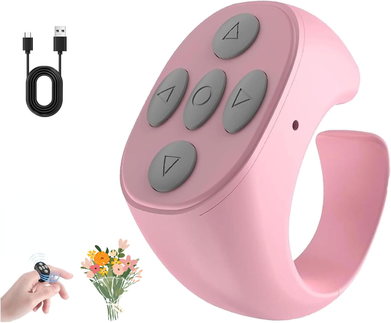 Nueihbring Fingertip Wireless Bluetooth Remote Control, 2026 New ...