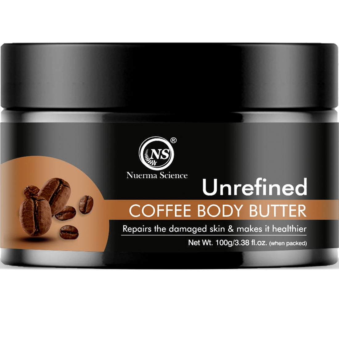 Nuerma Science Coffee Body Butter with Vitamin E Oil for Intense