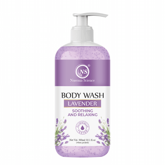 Nuerma Science Lavender Body Wash with Vitamin E | For Women & Men - 300ml