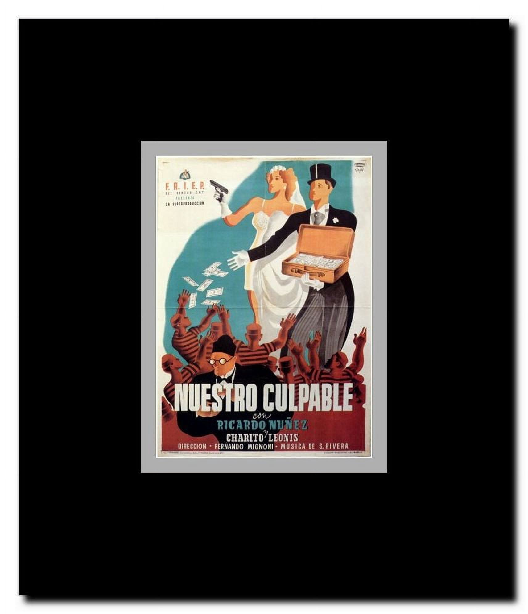 Nuestro Culpable Framed Movie Poster