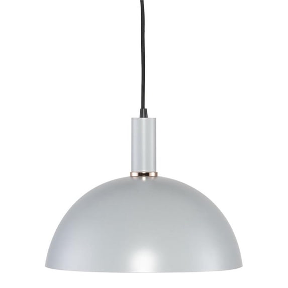 Nuevo Rosie Maxi Aluminum Metal Pendant Lighting in Concrete Gray/Copper