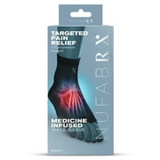Nufabrx Pain Relieving Ankle Compression Socks for Men and Women, Ankle Brace Socks