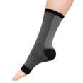 thumbnail interactive-video image 1 of Nufabrx Pain Relieving Ankle Compression Sleeve for Men and Women, 1 of 9