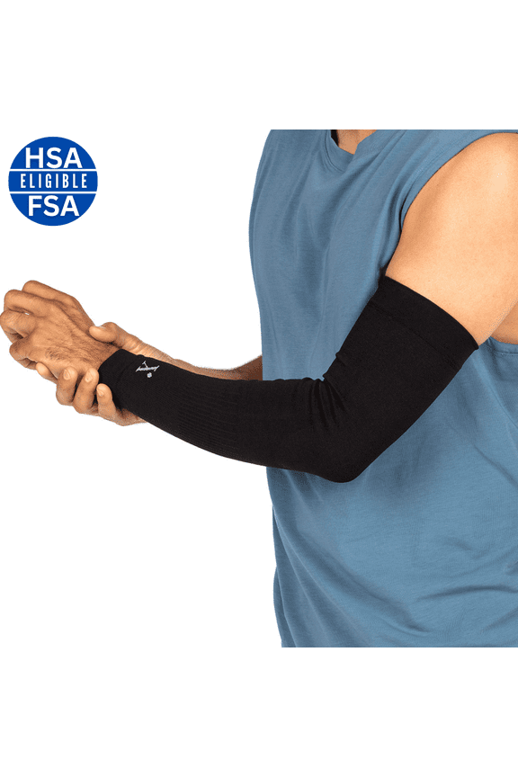 Pain Relieving Arm Compression Sleeve for Men & Women | Arm & Elbow | One Size Fits Most