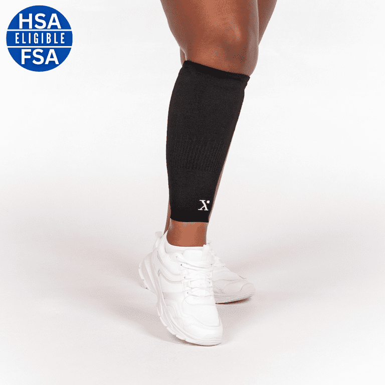 Nufabrx Pain Relieving Compression Calf Sleeve for Men and Women