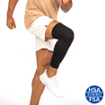 thumbnail interactive-video image 1 of Nufabrx Pain Relieving Lower Leg Compression Sleeve for Men and Women, 1 of 13