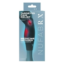 Nufabrx Pain Relieving Lower Leg Compression Sleeve for Men and Women