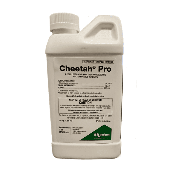 Nufarm Cheetah Pro Glufosinate Weed and Grass Killer, 16 fl oz