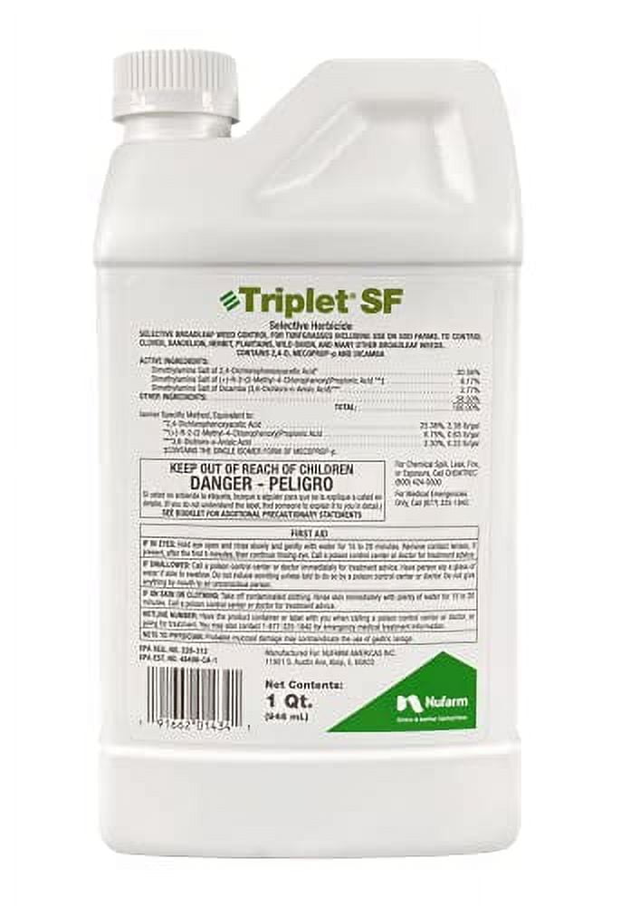 Nufarm Triplet SF Selective Herbicide, PostEmergent Broadleaf