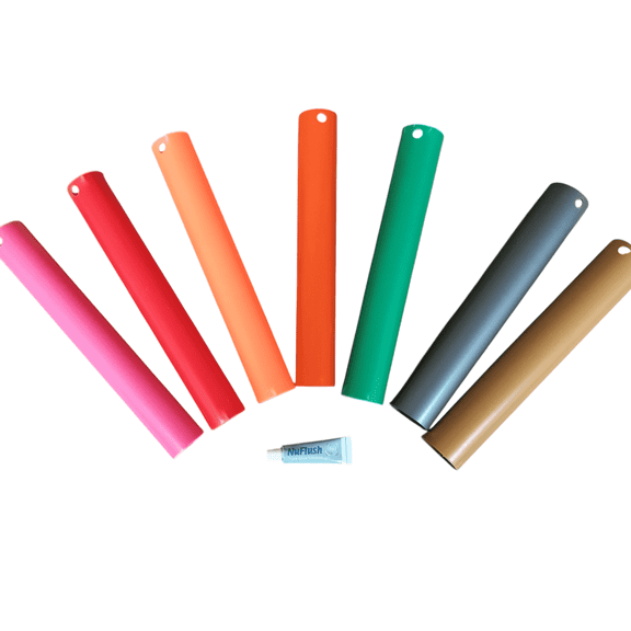 Toilet Overflow Extension Tubes - Pack of 7 NuFlush Extension Tubes Upgrade Kit