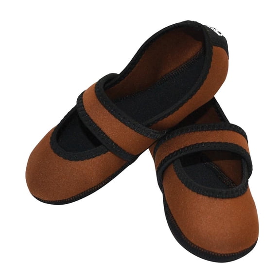 Nufoot Betsy Lou Women's Shoes, Best Foldable & Flexible Flats, Slipper Socks, Travel Slippers & Exercise Shoes, Dance Shoes, Yoga Socks, House Shoes, Indoor Slippers, Black, X-Large