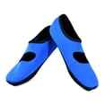 thumbnail image 1 of Nufoot Mary Janes Women's Shoes, Foldable & Flexible Flats, Slipper Socks, Travel Slippers & Exercise Shoes, Dance Shoes, Yoga Socks, House Shoes, Indoor Slippers, Royal Blue, Medium (1010), 1 of 2