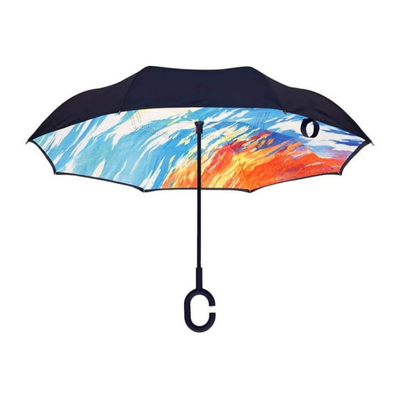Nufoot Topsy Turvy Inverted Umbrella - Pastel