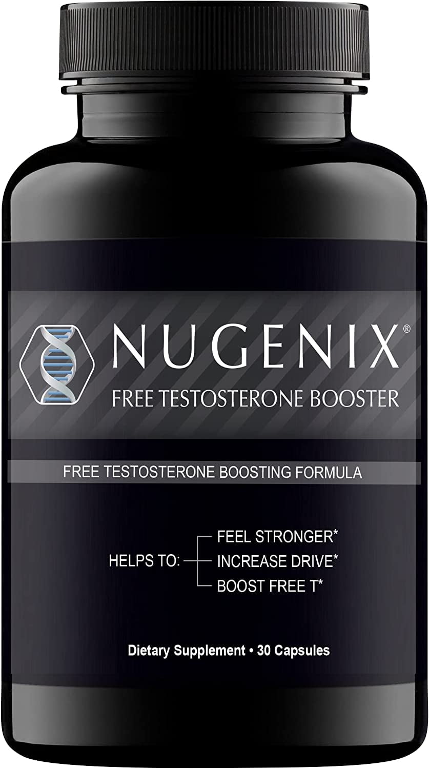 Nugenix Free Testosterone Booster for Men, 30 Count