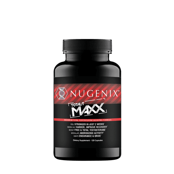 Nugenix Maxx - Maximum Total Testosterone Booster for Men, 120 Count