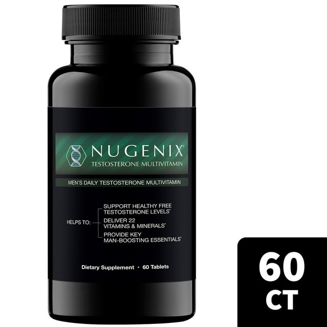 Nugenix Men's Daily Testosterone Multivitamin 19 Vitamins and
