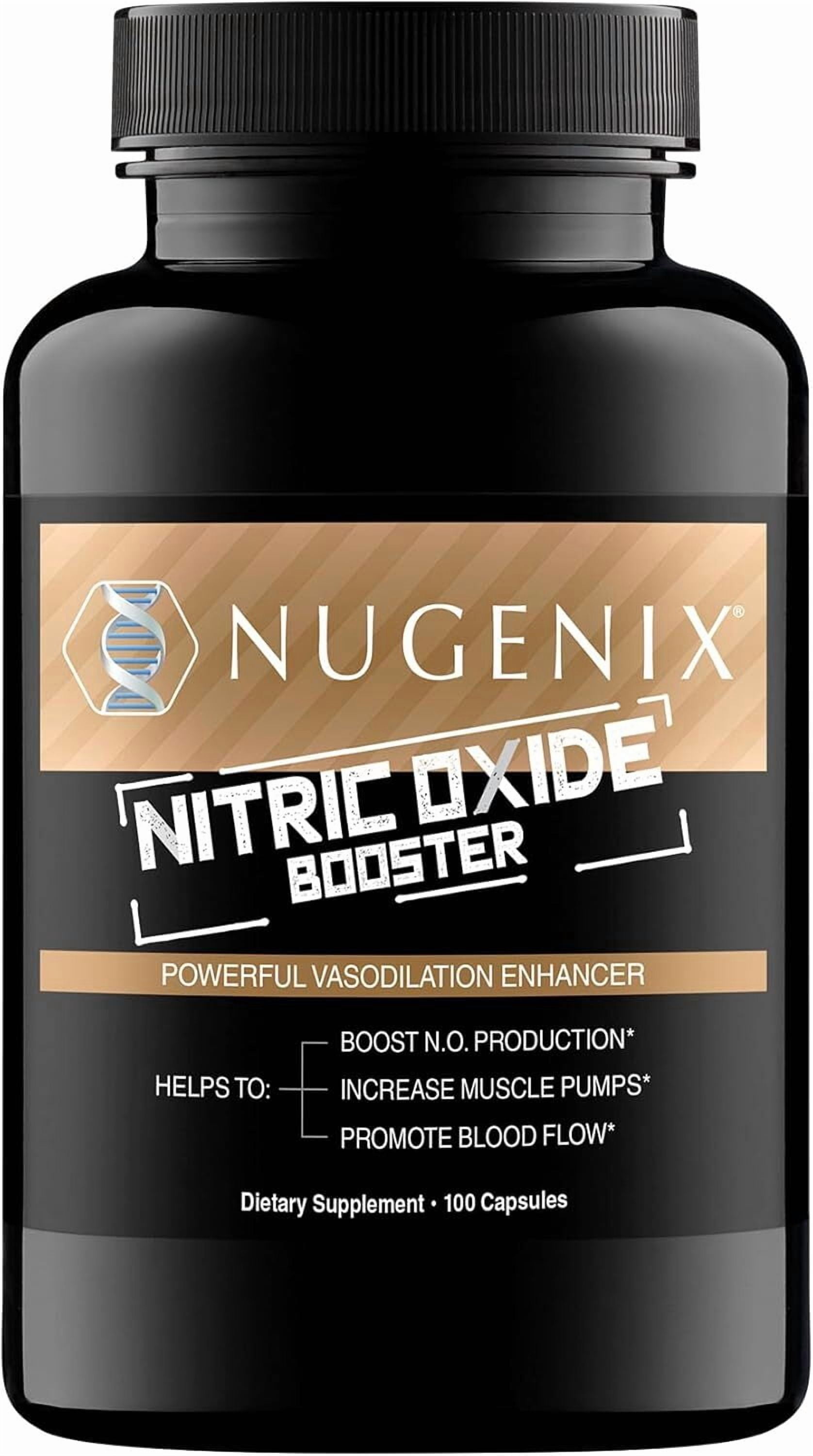 Nugenix Nitric Oxide Booster, L-Arginine, L-Citrulline, Pine Bark