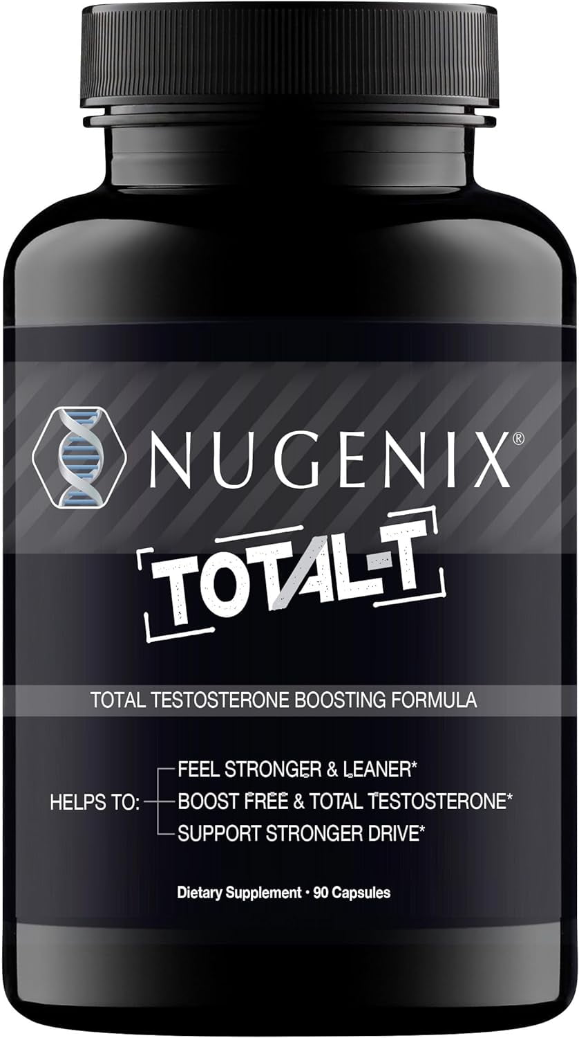 Nugenix TotalT Free and Total Testosterone Booster Supplement for Men, 90 Count