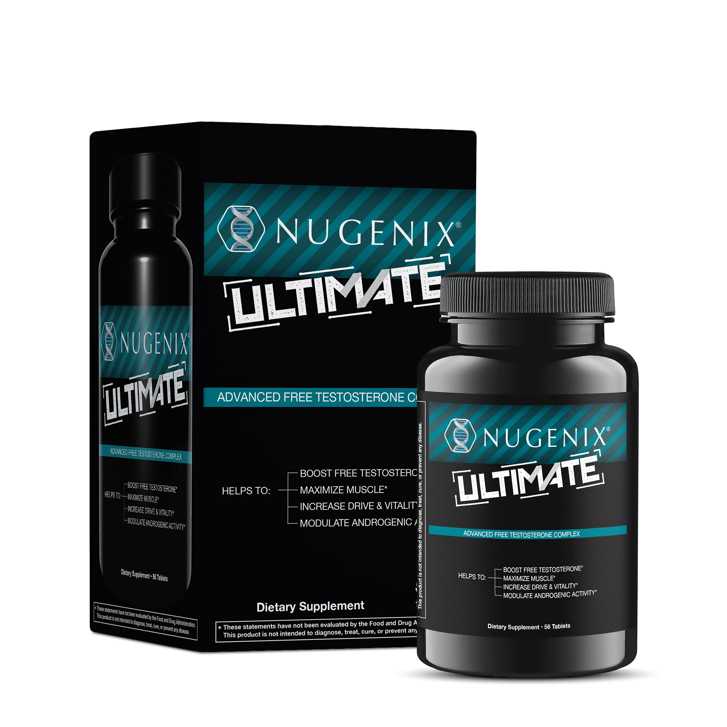 Nugenix Ultimate Free Testosterone Booster for Men, 56 Count