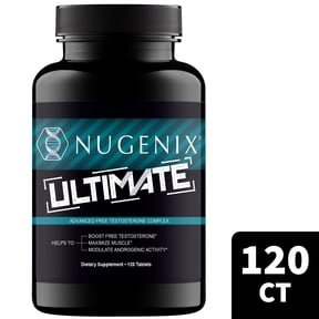 Nugenix Ultimate Testosterone, Test Booster, 120 Ct