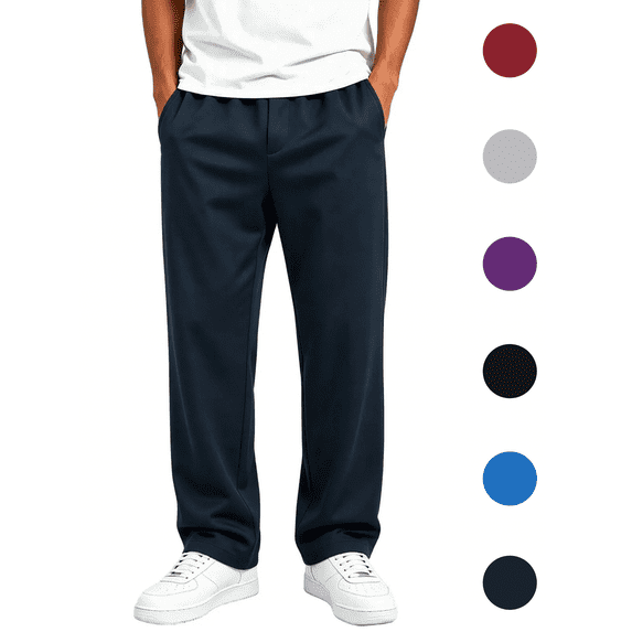 Nugftut Boys Pants Size 14-15 Casual Straight Leg Pants with Pockets Active Pants