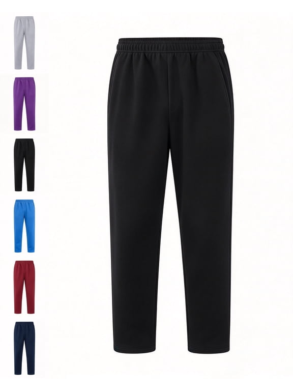 Boys Pants Size 9-10 Casual Straight Leg Pants with Pockets Active Pants