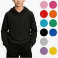 thumbnail image 1 of Nugftut Boys Sweatshirts Pullover Hoodies for Boys Outdoor Play Hooded Sweatshirts Size 14-15, 1 of 8
