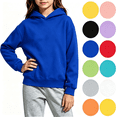 thumbnail image 1 of Nugftut Hoodies for Girls, Lightweight Long Sleeve Hooded Sweatshirts Cute Kids Sweatshirts Size 13-14, 1 of 8