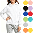 thumbnail image 1 of Nugftut Hoodies for Girls, Lightweight Long Sleeve Hooded Sweatshirts Cute Kids Sweatshirts Size 5-6, 1 of 8