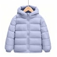 thumbnail image 1 of Nugftut Jackets for Kids Pocket Warm Puffer Jackets Quilted Zip-Up Winter Coat Size 3 Years, 1 of 7