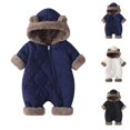 thumbnail image 1 of Nugftut Onesies for Kids Cute Bear Ears Warm Jumpsuit Fashion Unisex Jackets Size 0-6 Months, 1 of 9