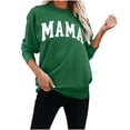thumbnail image 1 of Nugftut Sweatshirts for Women Letter Printed Plain Sweatshirts Crew Neck Long Sleeve Casual Loose Pullover Top, 1 of 5