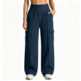 thumbnail image 1 of Nugftut Cargo Pants for Women Pockets Lightweight Breathable High Waisted Pants Casual Summer Trousers, 1 of 8