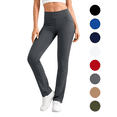 thumbnail image 1 of Nugftut Yoga Pants Women, Straight Leg Leggings for Women with Pockets High Waisted Athletic Yoga Pants, 1 of 7