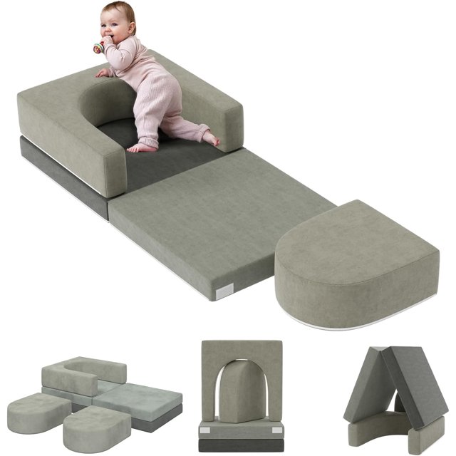 Nugget Couch, 3 PCS Play Couch Sofa for Kids, Imaginative Modular