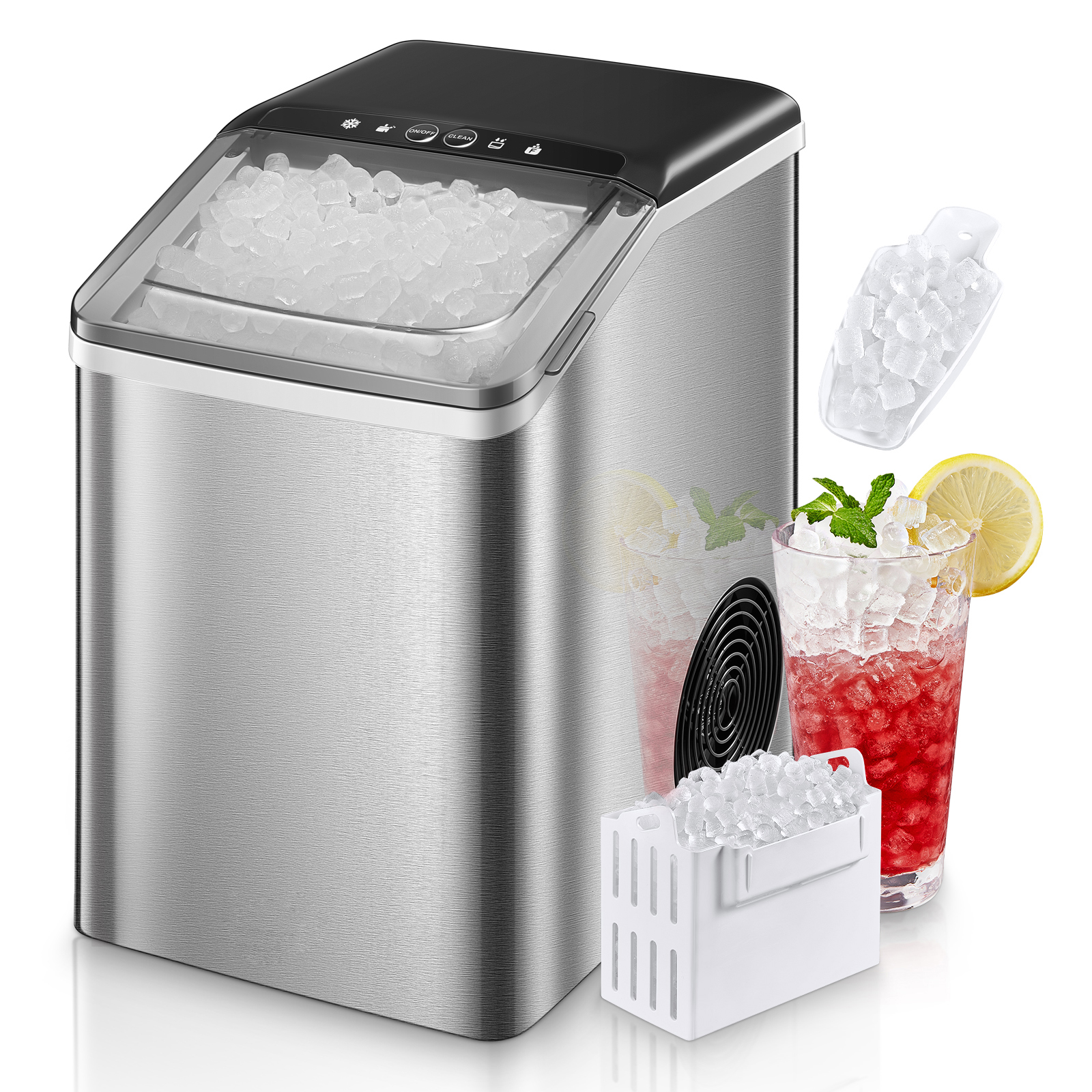 NewAir ClearIce40 Portable Countertop Clear Ice Maker Machine