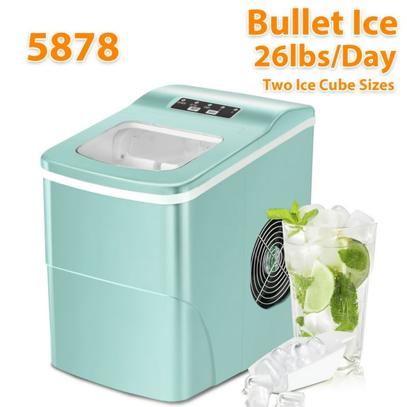 Nugget Ice Makers Countertop,26 Lbs/ Day 35lbs/Day Pebble Ice Maker Machine With Sonic Ice, Self-Cleaning Countertop Ice Maker With Ice Scoop And Ice Basket For Home&Kitchen, Stainless Steels Silver.