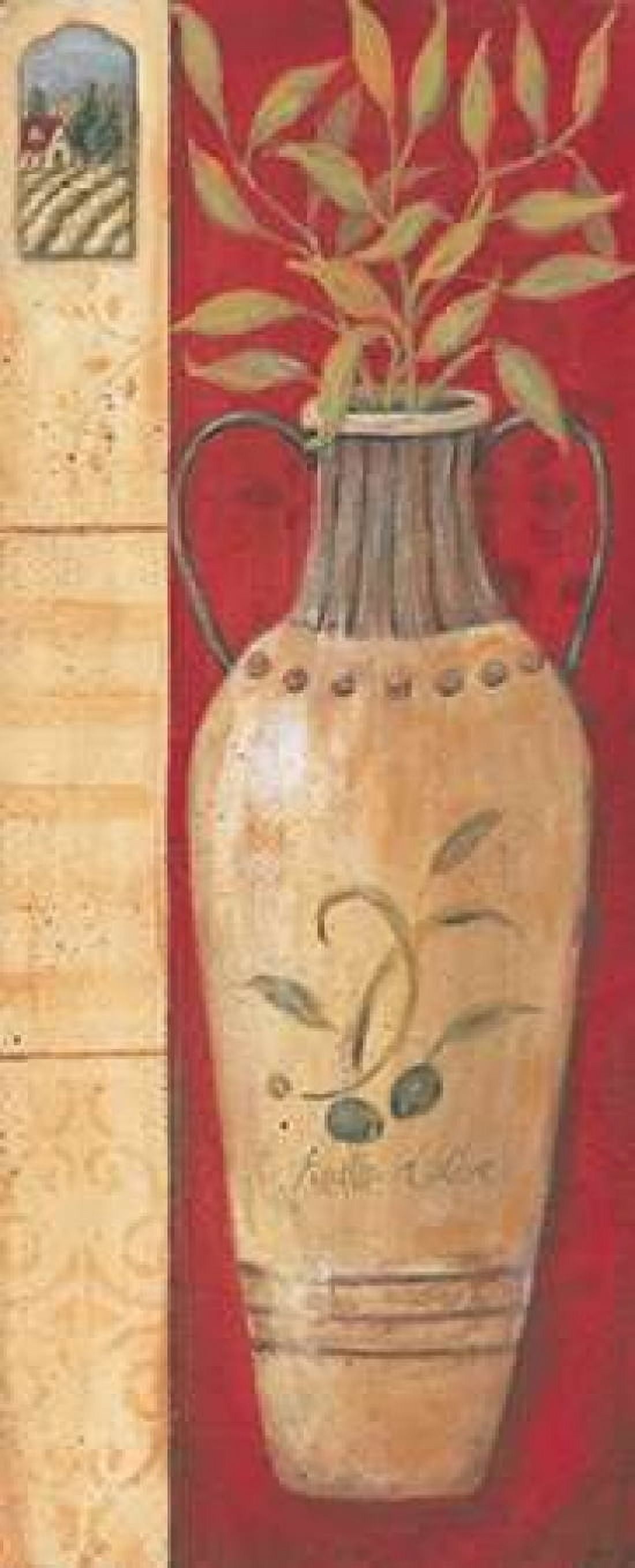 Nuile d Olive Canvas Art - Jo Moulton (24 x 48)