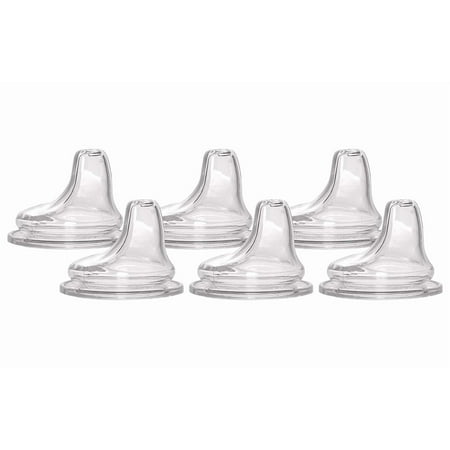 NUK Clear Replacement Spouts - Clear, 6 Pack